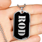Rod v3 - Luxury Dog Tag Necklace