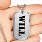 Will - Luxury Dog Tag Necklace