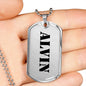 Alvin - Luxury Dog Tag Necklace