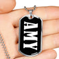 Amy v02 - Luxury Dog Tag Necklace
