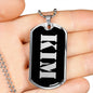 Kim v3 - Luxury Dog Tag Necklace