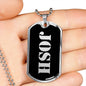 Josh v3 - Luxury Dog Tag Necklace