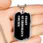 Coast Guardsman's Cousin v3 - Luxury Dog Tag Necklace