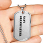 Navy Grandfather - Luxury Dog Tag Necklace