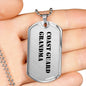 Coast Guard Grandma - Luxury Dog Tag Necklace