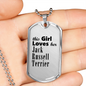 Jack Russell Terrier - Luxury Dog Tag Necklace