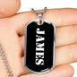 James v1 - Luxury Dog Tag Necklace