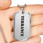 Terrance - Luxury Dog Tag Necklace