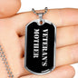 Veteran's Mother v2 - Luxury Dog Tag Necklace