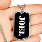 Joel v2 - Luxury Dog Tag Necklace