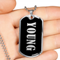 Young v02 - Luxury Dog Tag Necklace