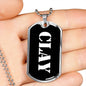 Clay v2 - Luxury Dog Tag Necklace