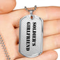 Soldier's Girlfriend - Luxury Dog Tag Necklace