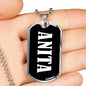 Anita v02 - Luxury Dog Tag Necklace