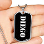 Diego v2 - Luxury Dog Tag Necklace