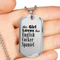 English Cocker Spaniel - Luxury Dog Tag Necklace