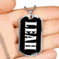 Leah v02 - Luxury Dog Tag Necklace