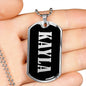 Kayla v01s - Luxury Dog Tag Necklace