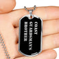 Coast Guardsman's Brother v2 - Luxury Dog Tag Necklace