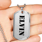 Elvin - Luxury Dog Tag Necklace