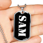 Sam v2 - Luxury Dog Tag Necklace