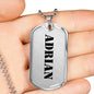 Adrian - Luxury Dog Tag Necklace