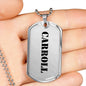 Carroll - Luxury Dog Tag Necklace
