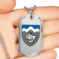 108th Mountain Assault Battalion (Ukraine) - Luxury Dog Tag Necklace