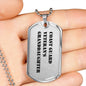 Coast Guard Veteran's Granddaughter - Luxury Dog Tag Necklace