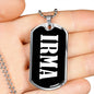 Irma v02 - Luxury Dog Tag Necklace