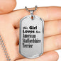 American Staffordshire Terrier - Luxury Dog Tag Necklace