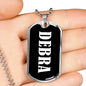 Debra v02 - Luxury Dog Tag Necklace