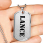 Lance - Luxury Dog Tag Necklace