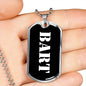 Bart v2 - Luxury Dog Tag Necklace