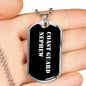 Coast Guard Nephew v3 - Luxury Dog Tag Necklace