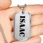 Isaac - Luxury Dog Tag Necklace