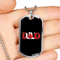 Canada Dad v2 - Luxury Dog Tag Necklace
