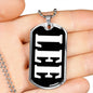 Lee v02 - Luxury Dog Tag Necklace