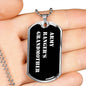 Army Ranger's Grandmother v3 - Luxury Dog Tag Necklace