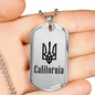 California - Luxury Dog Tag Necklace