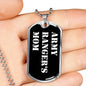 Army Ranger's Mom v3 - Luxury Dog Tag Necklace