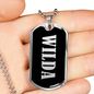 Wilda v02 - Luxury Dog Tag Necklace