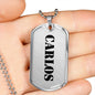 Carlos - Luxury Dog Tag Necklace