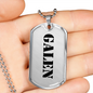 Galen - Luxury Dog Tag Necklace