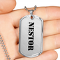 Nestor - Luxury Dog Tag Necklace