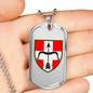 39th Air Defence Missile Regiment (Ukraine) - Luxury Dog Tag Necklace