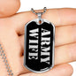 Army Wife v2 - Luxury Dog Tag Necklace