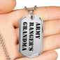 Army Ranger's Grandma - Luxury Dog Tag Necklace
