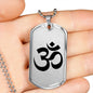 Om Symbol - Luxury Dog Tag Necklace
