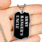 Army Ranger's Uncle v2 - Luxury Dog Tag Necklace